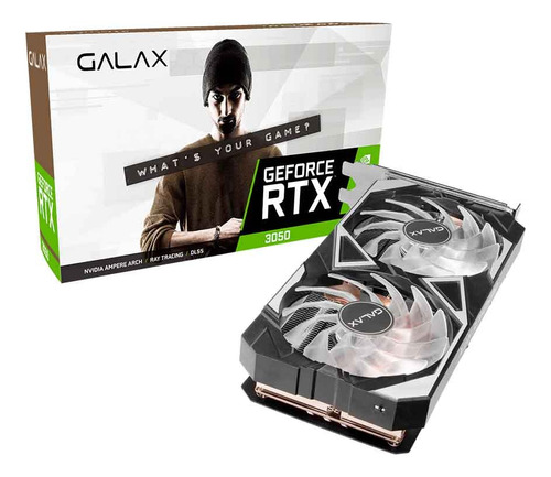 Placa Video Galax Geforce Rtx 3050 Ex Oc 1-click 8gb Gddr6 