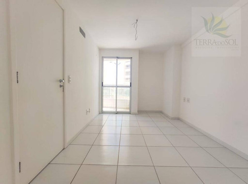 Apartamento Com 3 Dormitórios À Venda, 81 M² Por R$ 445.000,00 - Cocó - Fortaleza/ce - Ap0839