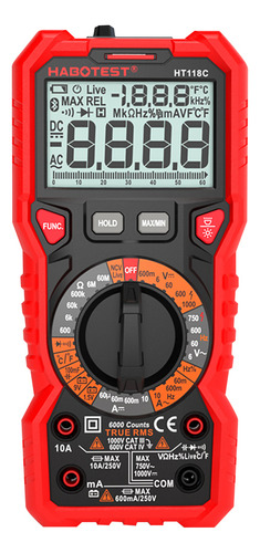 Probador De Voltaje Rms Ac/dc Que Mide El Voltaje Lcd Con