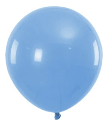 Globos De Látex 50pcs 23cm Azul Claro