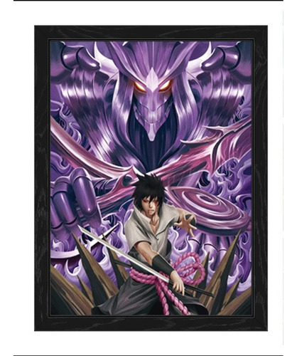 Cuadro 3d Lenticular Itachi Sasuke Madara