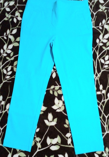Pantalón Para Mujer Talla 10 Color Azúl Marca Rafaella (Usado)