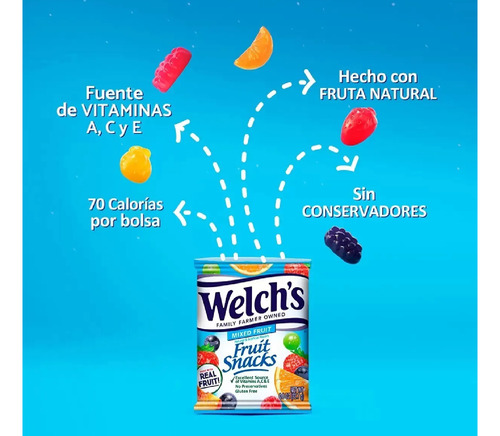 Dulces Gomitas De Frutas Reales Snack Saludable Botana 132pz