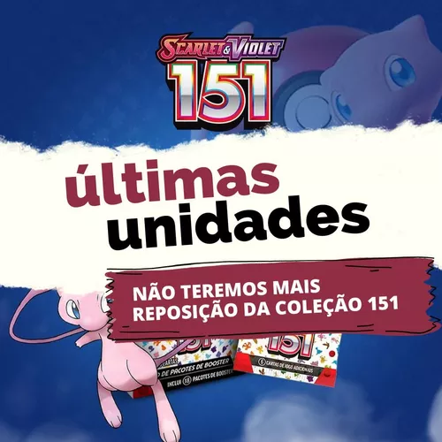 Mini Box - Pokémon - Escarlate e Violeta 151 - Copag em Promoção