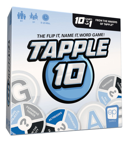 Usaopoly Tapple 10 | Con 10 Juegos Diferentes En 1 | ¿diver