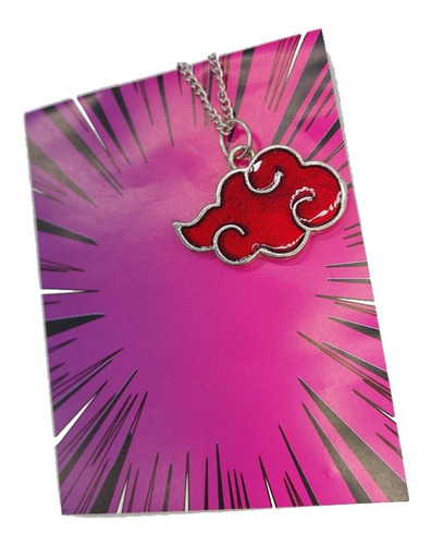 Collar De Nube Akatsuki Naruto Shippuden Metal