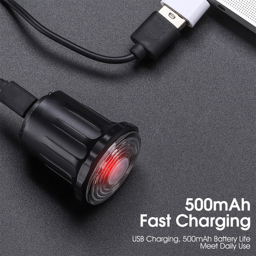 Luz Led Trasera Para Bicicleta Con Sensor De Freno Inteligen