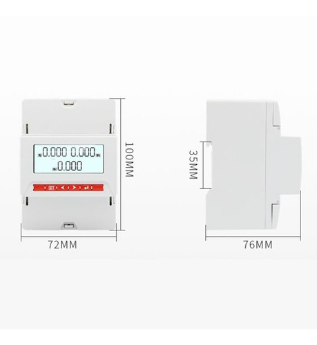 Medidor Watthorimetro Trifasico 600 Amperes Con 3 Donas Ct