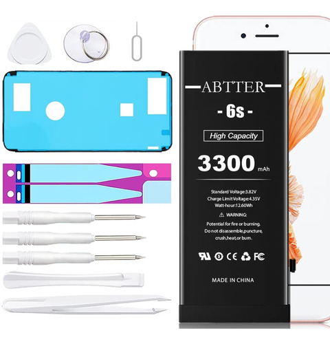 Bateria Abtter 3300 Mah: Para iPhone 6s ( Actualizacion Alta