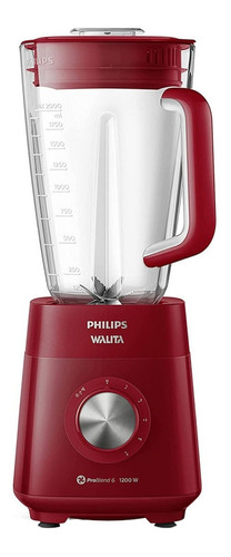 Liquidificador Série 5000 Ri2240 1200w Philips Walita 220v Cor Vermelho