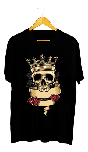 Playera Skull Craneo Calavera Diseño 636 Playeras Beloma