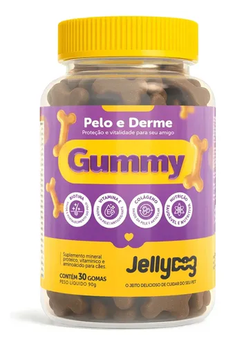 Gummy Dermatológico Reduz Coceira Lambeduras Queda De Pêlo