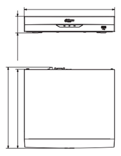 Nvr Dahua De 8ch Ip 8mp 8 Puertos Poe Nvr1108hs-8p-s3h