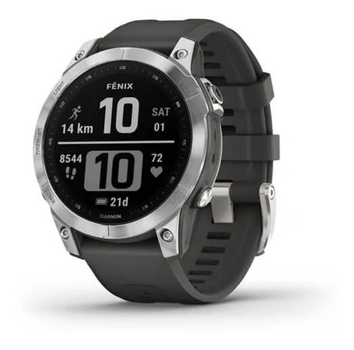 Garmin Fenix 7 Silver Grey Reloj Smartwatch 47mm