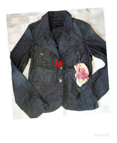 Remate Chaqueta De Blue Jeans Prelavada Para Damas Importada