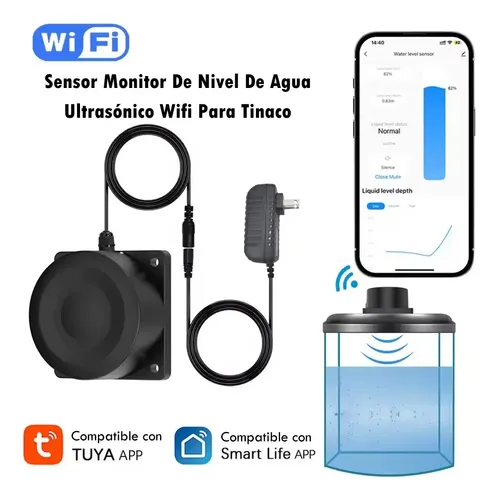 Sensor De Lluvia Inteligente Tuya WiFi – Detector De Agua En Tiempo Real Para Exteriores, Compatible Con La App Smart Life (funciona Con 2 Pilas AAA)