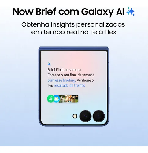 Samsung Galaxy Z Flip7 5g 256gb 12gb Ram, Galaxy Ai Preto Jetblack