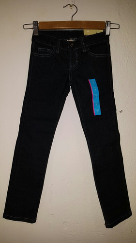 Pantalón Jeans De Niña Mezclilla Skinny Entubado Talla 5