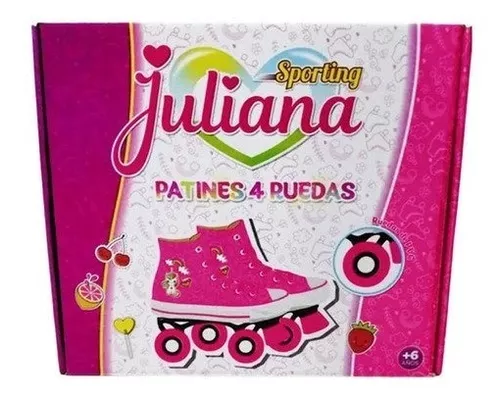 Juliana Patines 4 Ruedas Artisticos Con Bota Sporting 