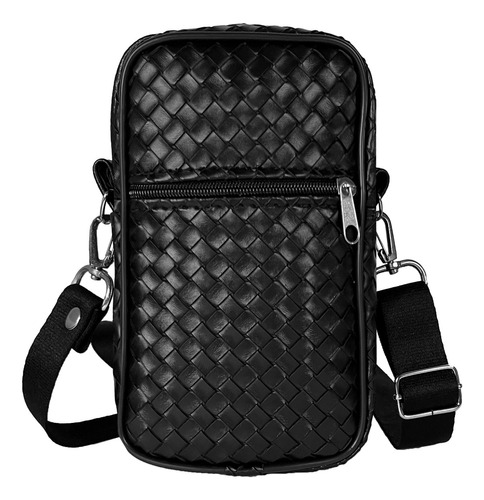 Cartera Porta Celular Bandolera Morral Regulable Eco Cuero