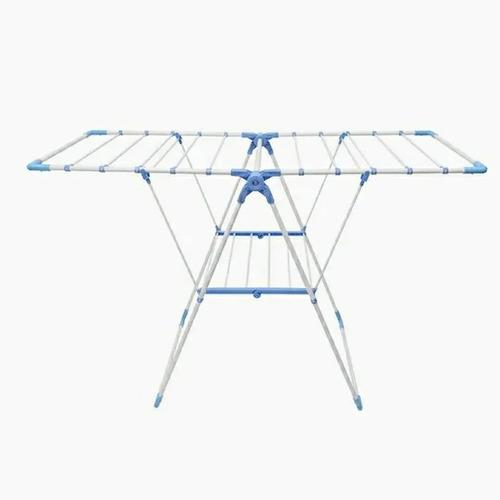 Imagen 3 de 10 de Tendedero De Ropa Plegable Rack 2 Niveles Útil Peq Espacios