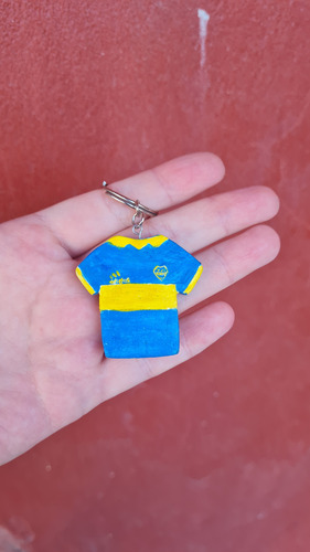 Llavero De Camisetas En Porcelana Fría Camiseta Boca