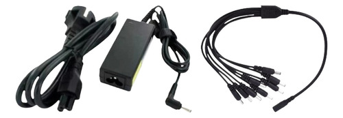 Fuente Switching 12v 7a Amp + Pulpo 1x8 Camara Tira Led Cctv