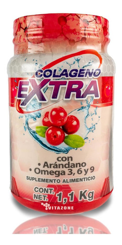 Colágeno Extra Coenzima Q10 Omegas 1.1 Kg Arándano Sanabi