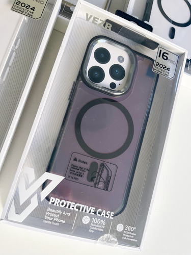 Funda Iphone 16 Pro Compatible Con Magsafe Transparente Magsafe