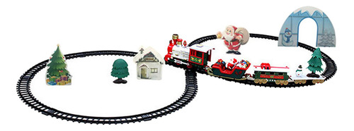 Tren De Navidad Set Tren Eléctrico Con Pistas De