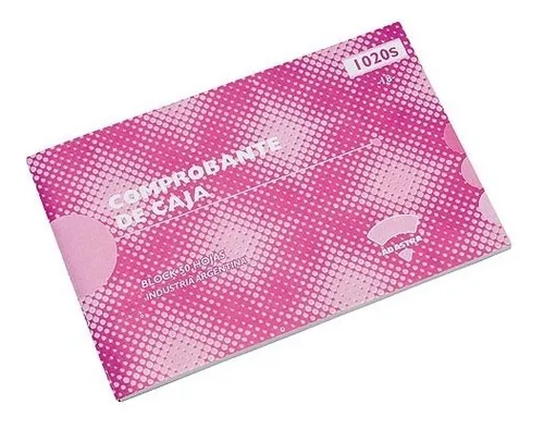 Ad Astra Comprobante De Caja 1/4 Oficio 1020s