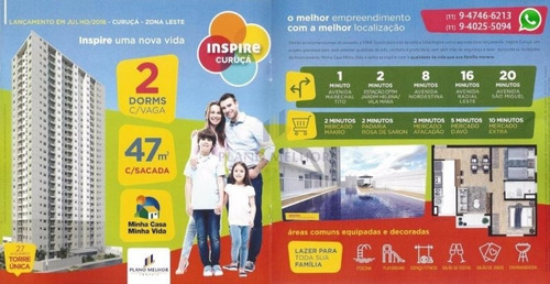 Imagem 6 de 12 de Apartamentos - Inspire Curuça - Apto Residencial À Venda, São Miguel / Vila Curuçá (av Marechal Tito), São Paulo - Ap0483. - Ap0483