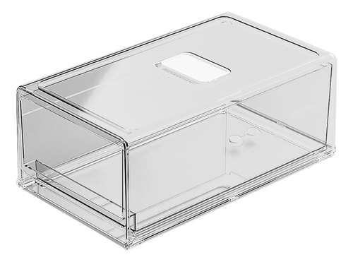 Caja De Almacenamiento Transparente Para Fruta Con Cajón Y R