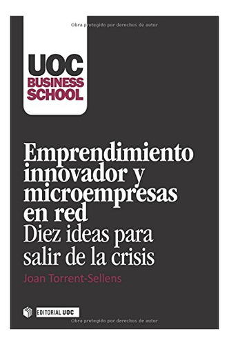 Libro Emprendimiento Innovador Y Microempresas De Torrent I