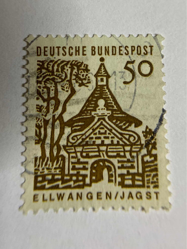 Sello Postal Alemania Puerta Treptow De 1964