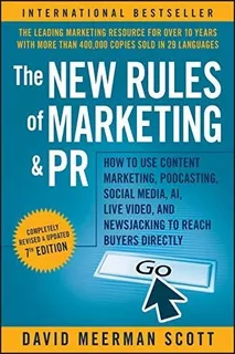 Book : The New Rules Of Marketing And Pr How To Use Content