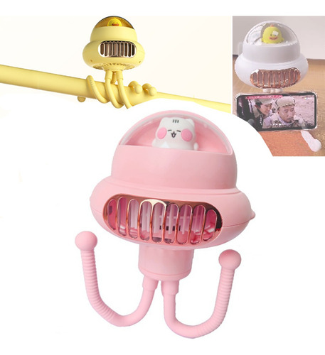 Mini Ventilador Portátil Plegable Para Cochecito De Bebé