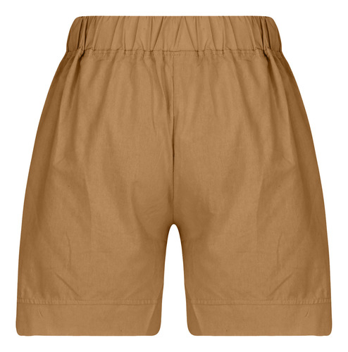 Pantalones Cortos Cómodos Casuales Con Bolsillo Para Mujer,