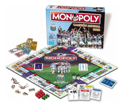 Juego De Mesa Monopoly Afa Campeones Del Mundo