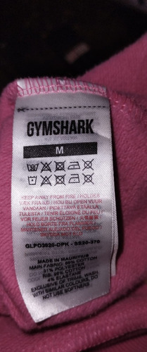 Sudadera Hoodie Gymshark Dama Talla M Color Rosa (Usado)