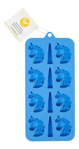 Molde Silicón Chocolate Cuerno Unicornio Wilton 2115-0-0104