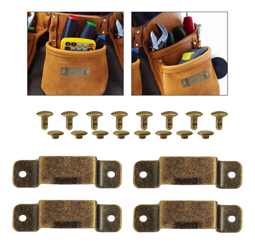 Clips Para Cinturón De Cinta Métrica, Juego De 4 Uds.