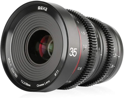 Lente Meke 35 Mm T2.2 Para Camara Fujifilm Con Montura X