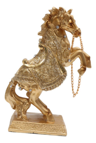 Estatua De Caballo De Pie, Decoración De Hacia La Derecha
