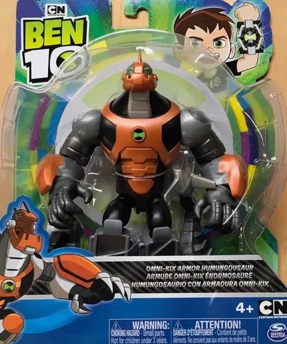 Figura Ben 10 Humungusaurio Con Armadura Omni Kix