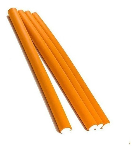 Ruleros Flexibles 16mm Ancho Para Formar Rulos Eurostil X12 Color Naranja claro