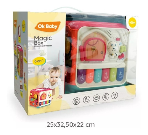 Cubo Didactico Con Actividades Ok Baby Okbb0272