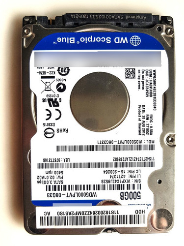 Disco Duro 500gb Para Hp 450