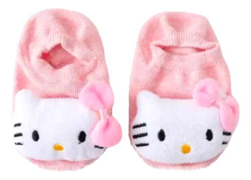 Calcetines Para Bebes Hello Kitty Antideslizantes 