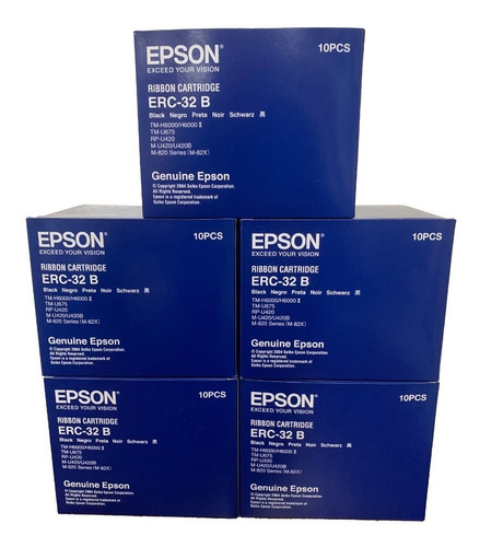 Cinta Epson Erc 32b 50 Unidades Original Tm U675 U420 U420b